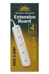 extention board with 4 socket